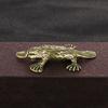 Living Room Unique Design Tea Pet Animal Statue Miniatures Figurines Metal Crafts Platypus Ornament