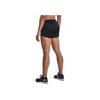 Under Armour Fly By 2.0 Shine Breathable Sports Woven Shorts Women Bottoms Black 1361391-001