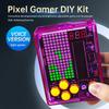 Улучшенный DIY игровой набор Ретро Классический Электронный Пайка Сварка Обучающий Набор с Фиолетово-Синим Акриловым Кейсом Мини Игровая Консоль