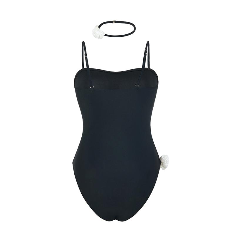 Sexy Flowers One Piece Swimsuit For Women Bodysuit Swimwear Female Push Up Monokini High Cut Bathing Suit Beachwear Bathers