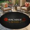 Bacardi 150 Years Round Area Rug,Carpet Rug for Living Room Bedroom Sofa Playroom Decor,Non-slip Floor Mat30