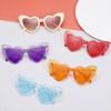 Accessories Women Clout Goggle Heart-Shaped Sunglasses Vintage Sunglasses UV400 Protection Eyewear