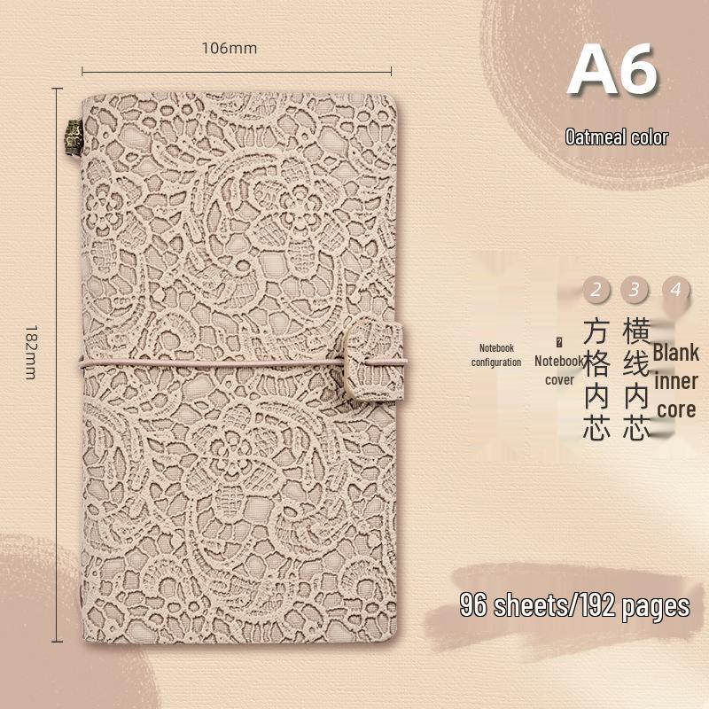 A6 Retro Artistic Notebook Diary & Memo Planner
