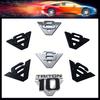 3D Car Styling V6 V8 Triton V10 for F150 F250 F350 Mustang Shelby GT 350 500 Cobra Car Hood Fender Trunk Rear Nameplate Decal Emblem Badge Sticker