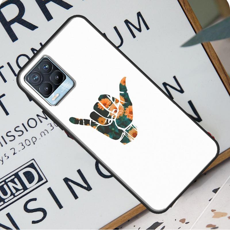 Чехол Surfer Surf Hang Loose Shaka для Realme C21 C11 C15 GT Neo2 Master 8 Pro 8i OnePlus 9 Pro 8T 9R Nord2 Coque Cover