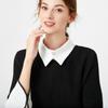 New Lapel Fake Collar Vintage Detachable Shirt Collar for Women Blouse Sweater False Collar Removable Neckwear Ties