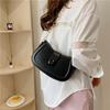 Fashionable Crescent Shoulder Bag Trendy Street Style Pu Leather Medium Size