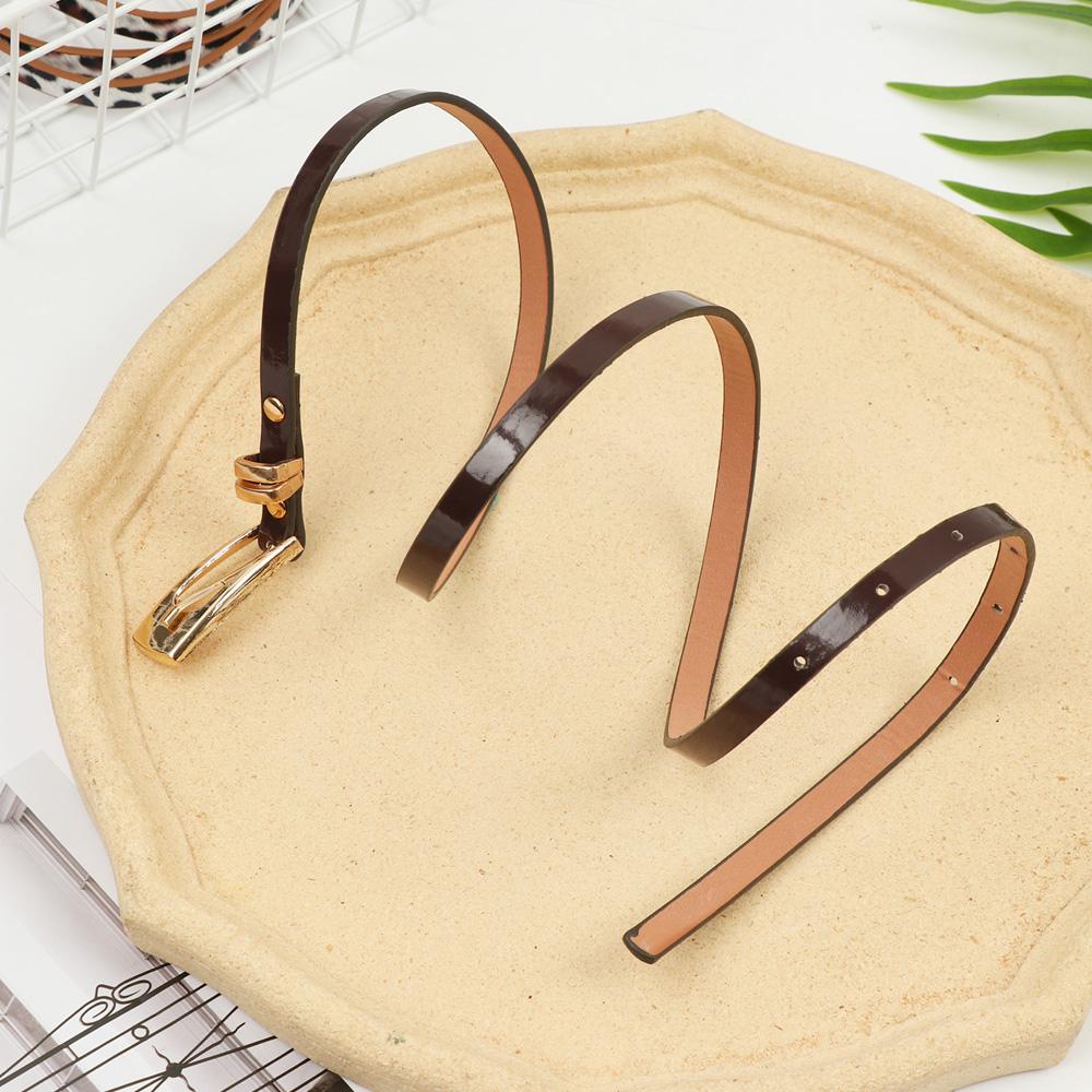 Регулируемый повседневный пояс из искусственной кожи, женский пояс-кушак для платья, узкий тонкий пояс, пояс на талию