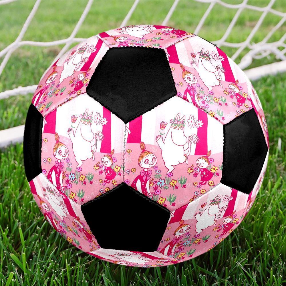 Moomin3 Soccer Ball Colorful All Ages Machine Stitched PVC Competition Ready Durable High-Bounce.SIZE5