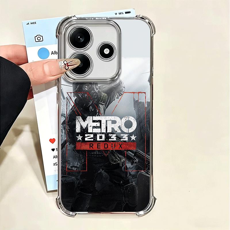 Мягкий чехол для телефона Metro 2033 для Xiaomi Poco X7 X8 Pro Max X6 X5 X3 F8 Ultra F7 M8 M7 M5S Redmi 15C 15A 15 14C 13C 12C 13 12