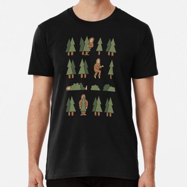 Bigfoot Forest S–5XL Сделано в АВ/США Футболка