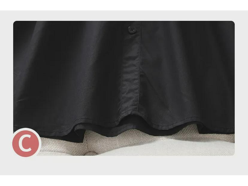 Летнее черное платье принцессы в стиле вестерн для девочек: Новый образ из двух частей в корейском стиле.