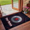 Crystal Velvet Rug Custom Name Text, Soft Non Slip Floor Mat Home DecorRangers FC