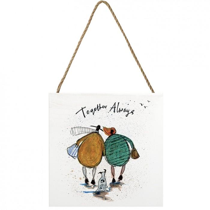 Sam Toft Всегда вместе деревянная табличка