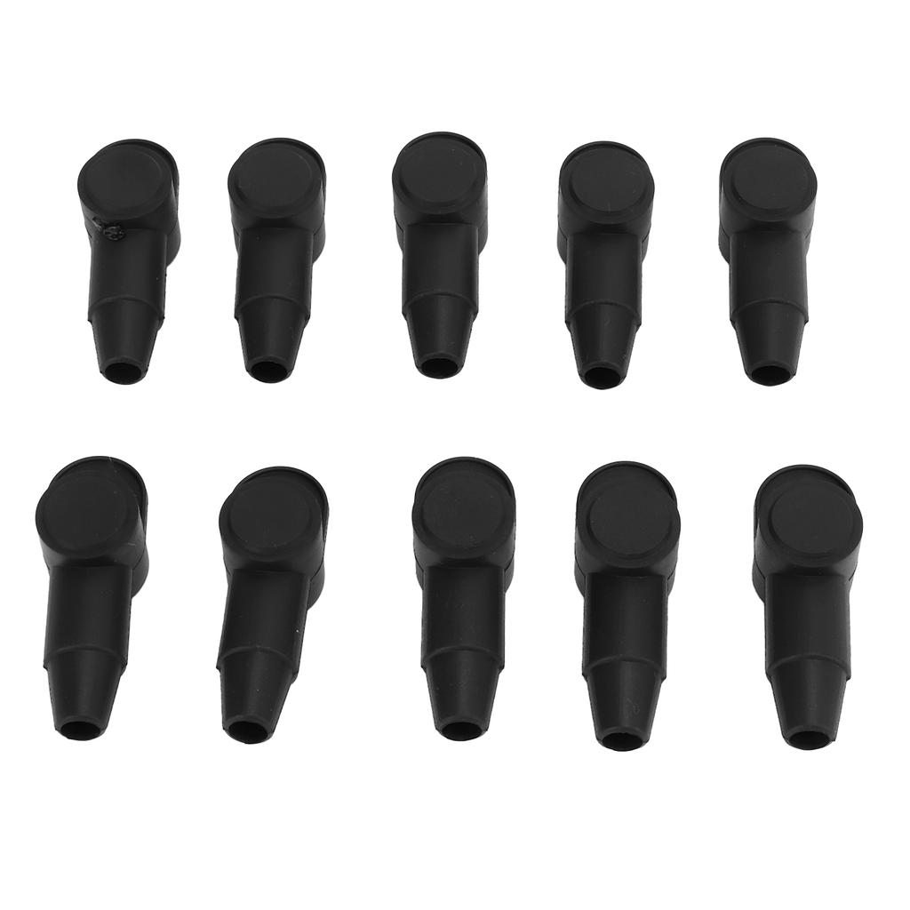 10Pcs Silicone Terminal Covers Protect Battery Multi Purpose Easily Use Safer R End Cover for Alternators Starters