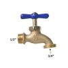 1/2'' IBC Water Tank Connector 2 1 Way Water Coupling Adapter Garden Hose Irrigation Tap Joint Replacement Valve Fitting Faucet
