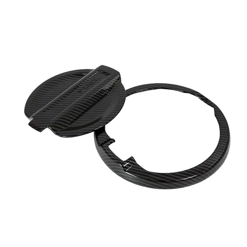 Для Jeep Wrangler JL 2018 ABS, хром или углеродное волокно, Стайлинг автомобиля, бак для топливного газа, дизельного масла, крышка, накладка, аксессуары