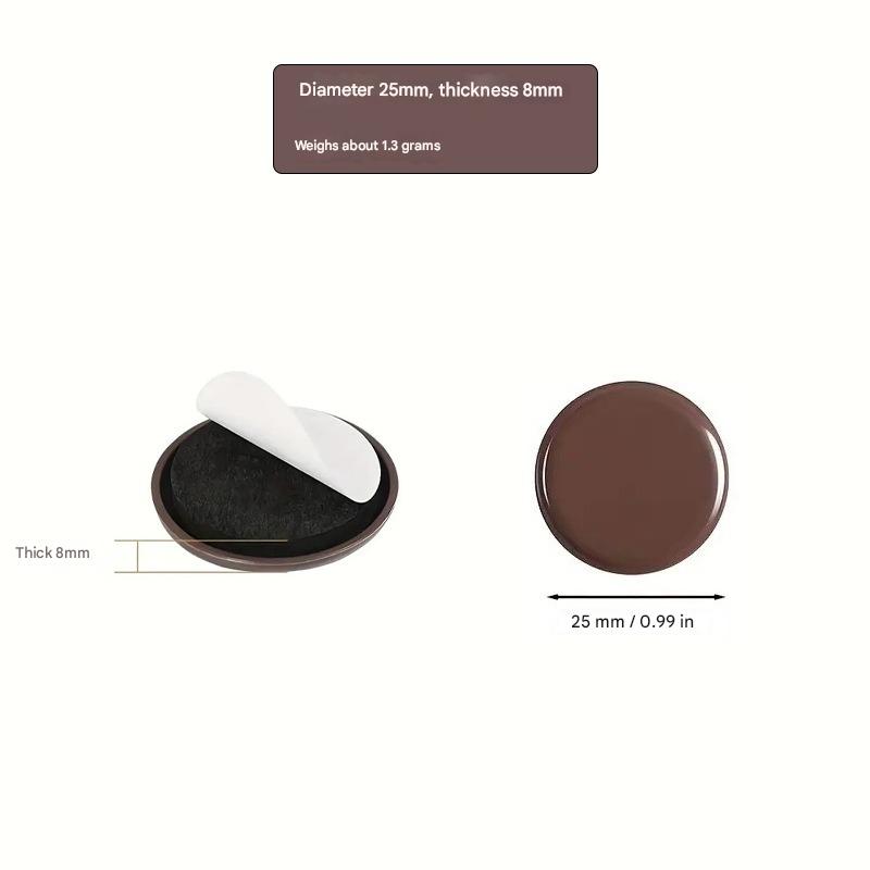 4/40PCS Feet Glider Sliding Pads Home Furniture Sliders Furniture Gliders PTFE Round Floor Mover Pads for Household Hardware