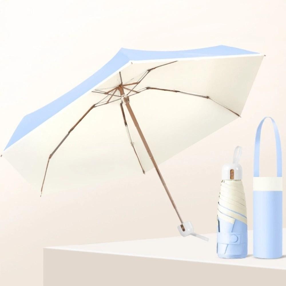 Ultraviolet Protection Pocket Parasol Folding Sun Shade Umbrella Portable Sun Umbrella Outdoor