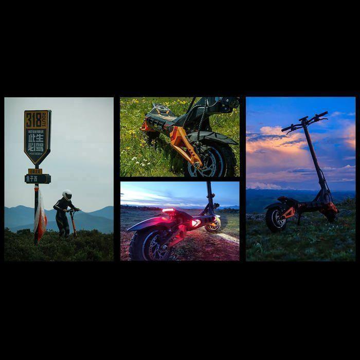 Scooter électrique KuKirin G3 Pro -- Deux moteurs 2400 W - 52 V - 23 Ah - Vitesse maximale 65 km/h