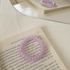 Frosted Jelly Ponytail Hair Band – Korean Style Solid Color Hair Accessories