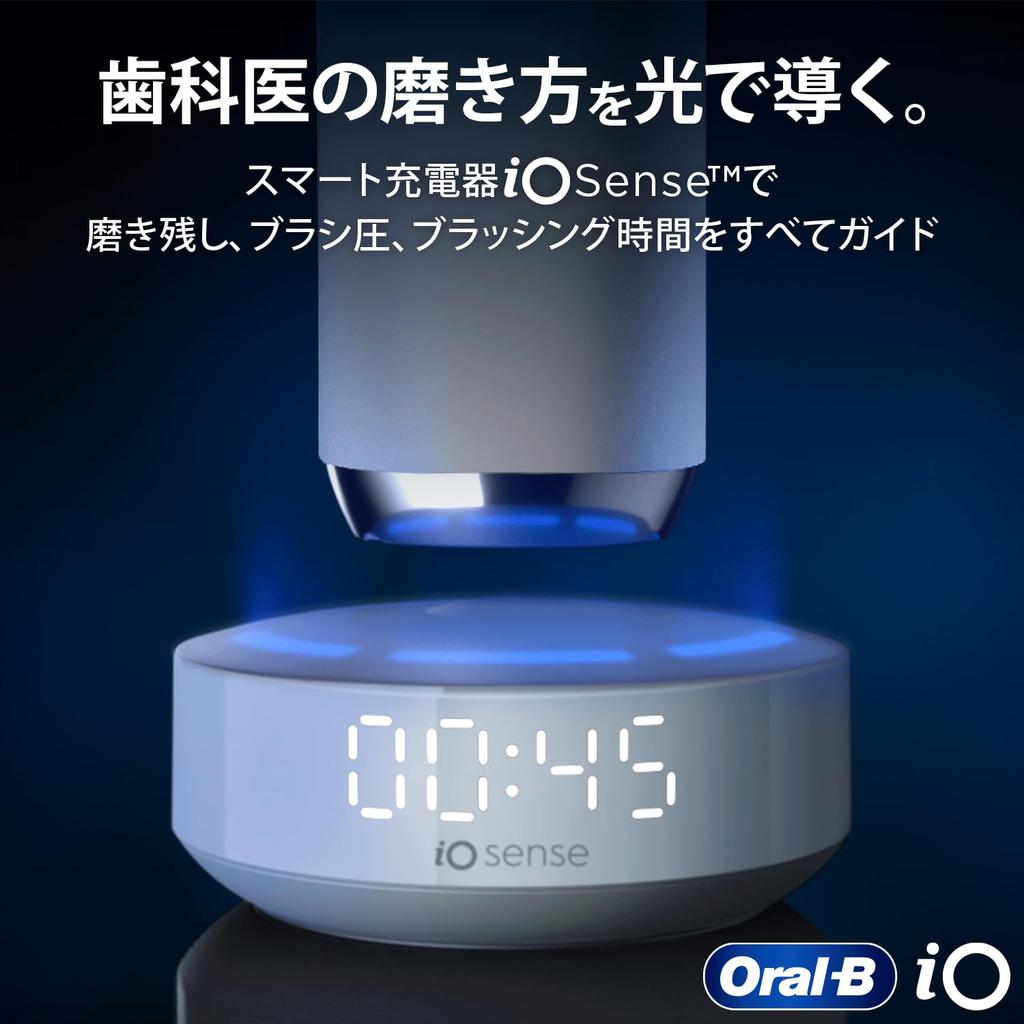 Электрическая зубная щетка Braun Oral B iO10 5 сменных щеток iO Sense WT белая (Топ-модель) iOM10.53.1A