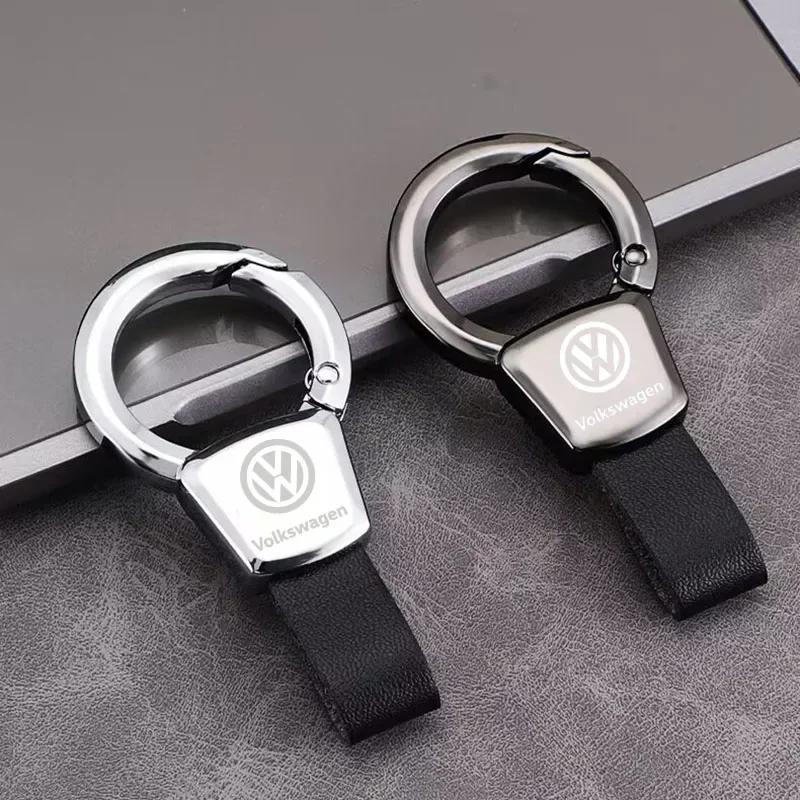 2025 Горячий кожаный брелок Модный брелок с логотипом автомобиля Подвеска для Volkswagen Golf Passat Jetta Touareg Tiguan Polo Beetle Sharan
