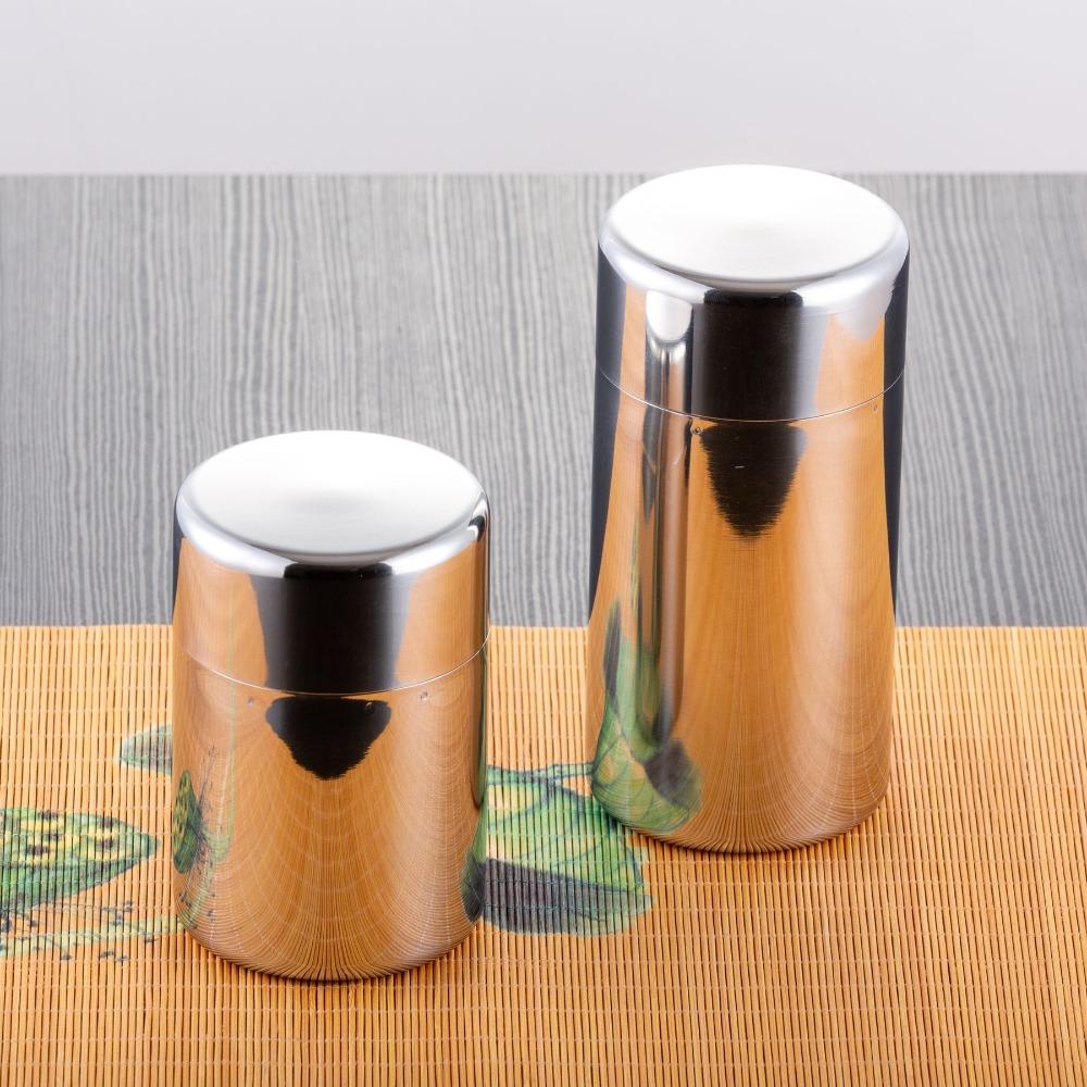 Portable Tea Caddies 304 Stainless Steel Storage Jar Teaware Tea Packaging Cans  Tea