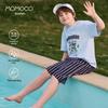 Летний комплект с мультяшным принтом для мальчиков MOMOCO