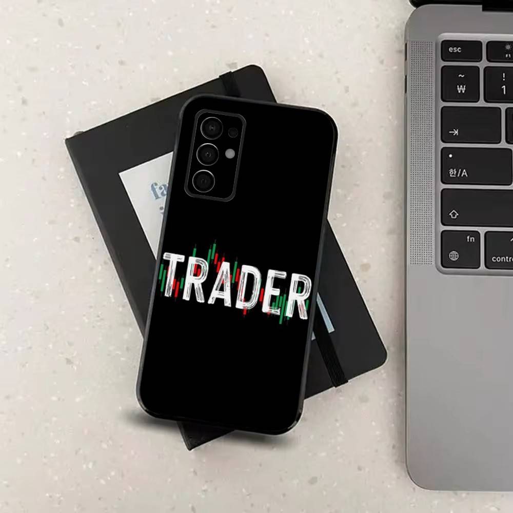 Торговля intraday Трейдер Трейдер Чехол для Samsung Galaxy A73,52,71,53,32,72,41,J7,22,Note,31,8,9,Мягкий Черный Силиконовый Чехол