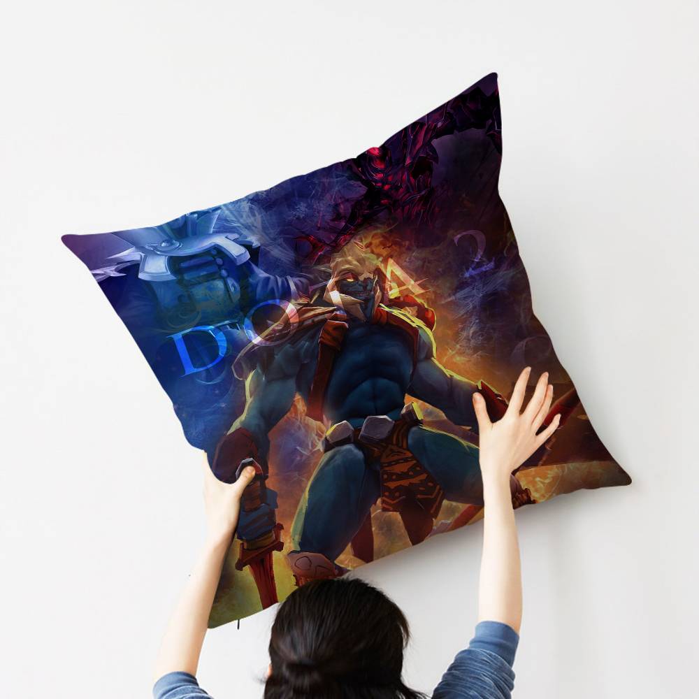 DDOTA  Character Stitch Lucky Dragon pillow cover sofa cushion cover home room decoration children gift
