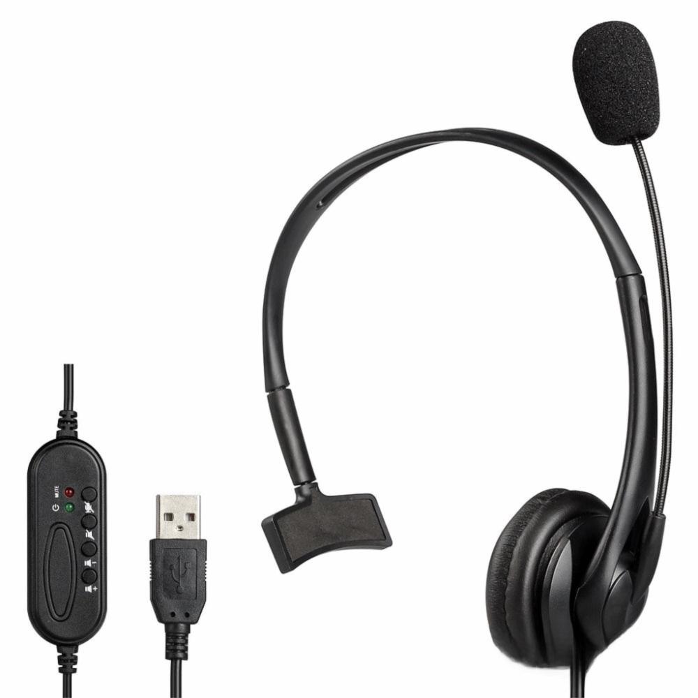 Over Ear Design Overhead Headset Noise Cancelling Unilateral Call Earphones Walkie Talkie Headset