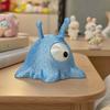 Baizihuahu 3D-печатное украшение «Одноглазый инопланетянин», цельнолитая фигурка с мерцающей синей жемчужной текстурой, Настольное украшение