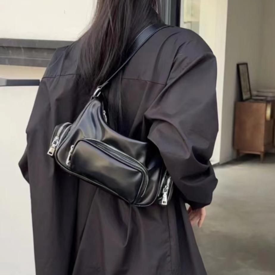 Женская сумка через плечо из искусственной кожи с множеством карманов, мягкая сумка-мессенджер