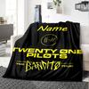 Customiz Name Personality twenty one pilots Blanket Soft &Warm Sofa Office Bed Travel Lunch Break Blanket, Gift Suitable All Seasons