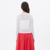PLASTIC ISLAND See-Through Scallop Cardigan Ps2Kg563