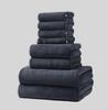 8 PC Coral Velvet Towel Bath Towel Square Towel Eight Piece Set Absorbent Soft Bath Towel Set Comfortable Textile Towels for The Home