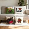Милая Забавная Мультяшная Наволочка Domo для Гостиной, Дивана, Подушки, Спальни, Кровати, Домашний Декор