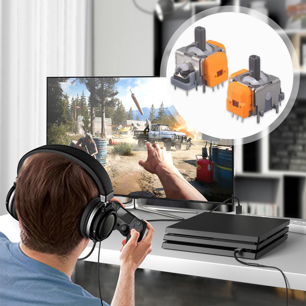 10Pcs No Drifting Thumbsticks Module Repair Parts High Precision Game Machine Hand Adjustable for PS4/PS5 for switch/XBox