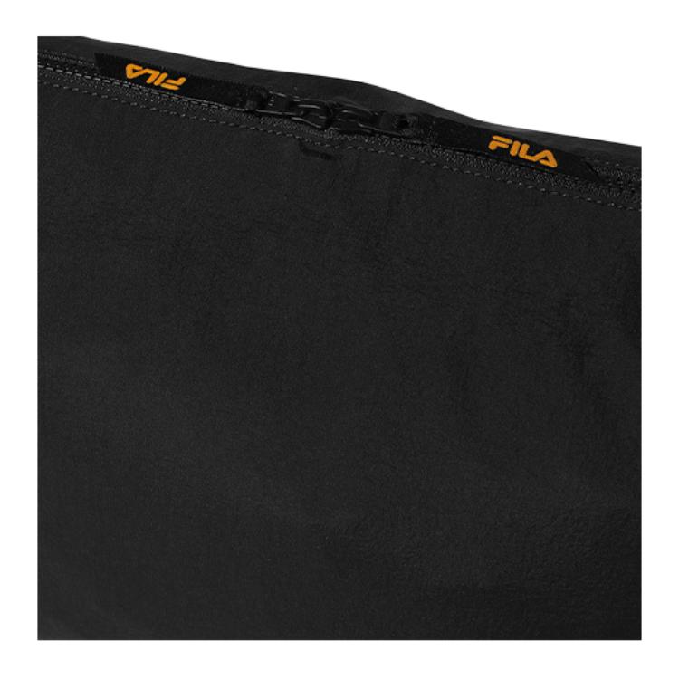 Fila Однотонная нейлоновая сумка через плечо на молнии, унисекс, черная FS3BCF5342X-BLK