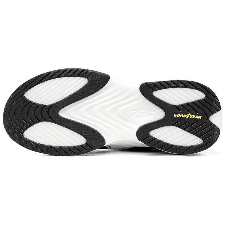 Skechers DLites Hyper Burst Bubble Panda Обувь Мужские Кроссовки Черный Белый 232425-WBK