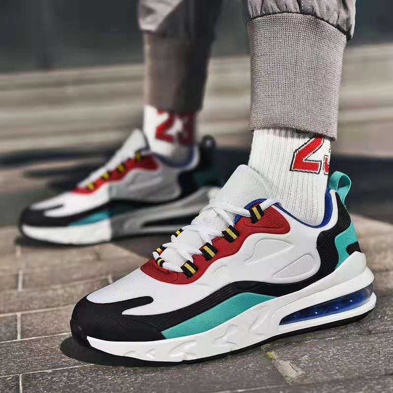 Large-size Men's Shoes Spring and Autumn Sports Shoes Air Cushion Mesh Breathable Comfortable Casual Fashion Trend Shoes