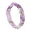 Браслет с аметистом, смешанный цвет, чисто натуральный, высокоэластичный хрустальный браслет для юбилея вечеринки