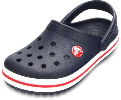 Сандалии Crocs Crocband Clog для малышей см Темно-синий/Красный 15.5