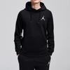 Jordan Sweatshirts Men's Black Hooded Moderate Regular (Unisex) Sweatshirts 939987 010