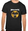 Черная футболка с логотипом рок-музыки 26 Megadeath -1189- Унисекс