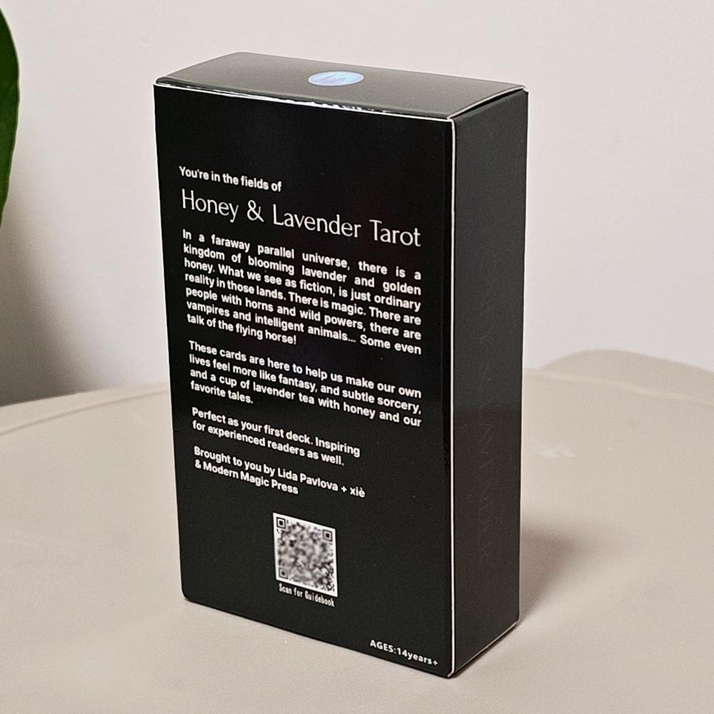 Таро «Мед и Лаванда» Эфирное Фэнтези Арт 10,3*6 см 78 Карт Сочетает Мечтательную Эстетику с Глубоким Мистическим Символизмом