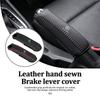 DUJF1 For Benz Car Handbrake Cover Protective Sleeve Handbrake Anti-Slip Hand Brake Protection AMG Exclusive A C E R V Class CLA CLS