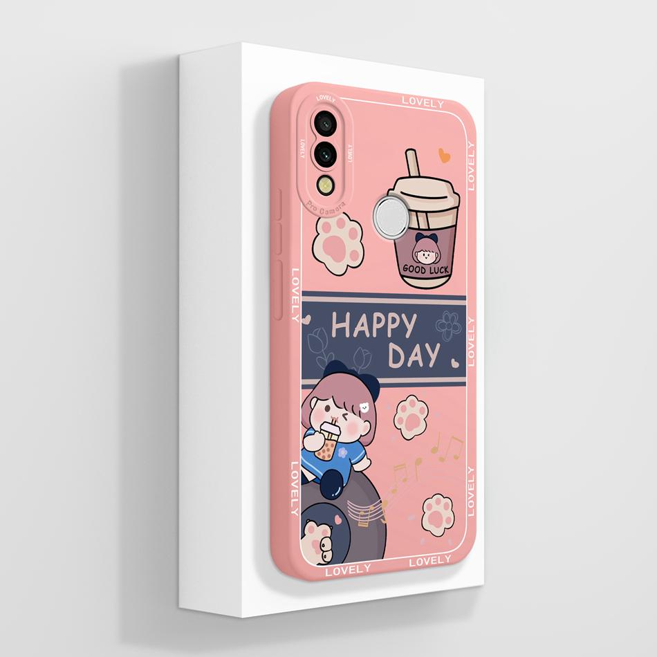 Чехол для телефона Redmi 7 Милый задний чехол для Redmi Y3 Y 3 Мягкий жидкий силикон Защита камеры Для Xiaomi Redmi7 Funda Coque
