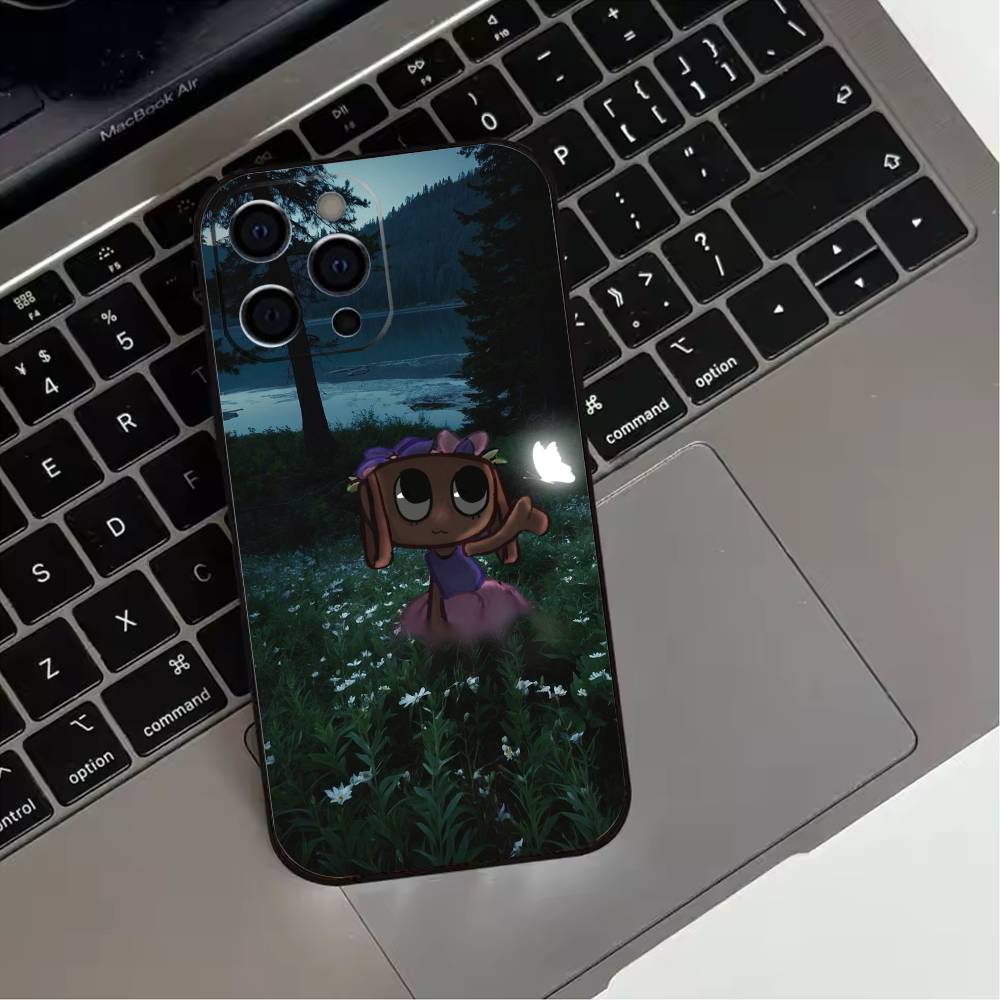 B-Bassie Phone Case For iPhone 17,16,15,14,13,12,11 Plus,Pro Max,XS,Soft Silicone Black Cover